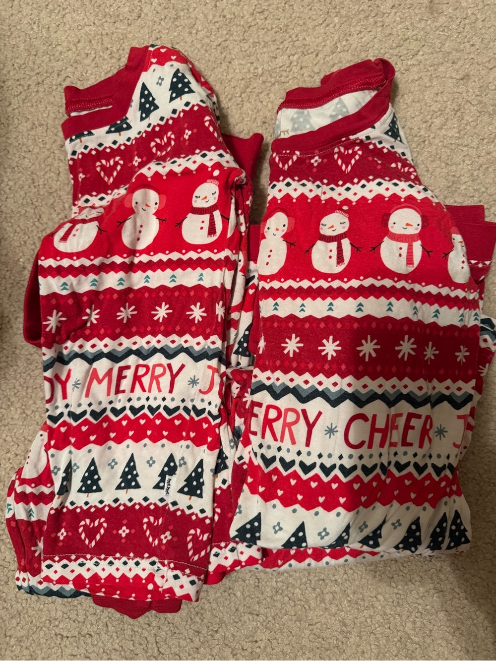 Little Sleepies Holiday Snowman Pajama Bundle